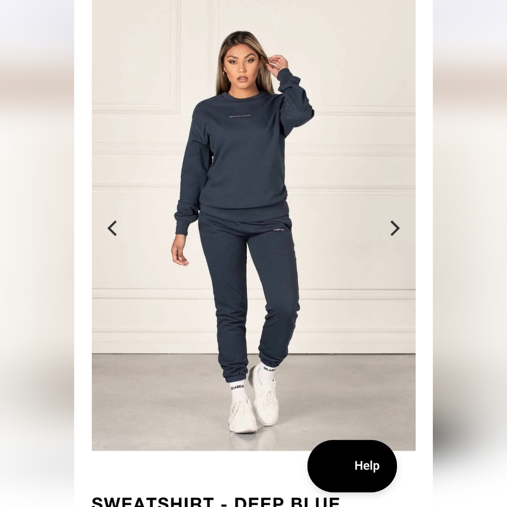 NWT Unlabeled Sweatshirt and Joggers Set-Deep Blue